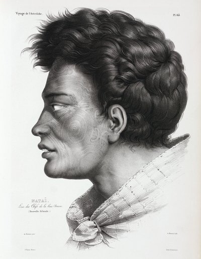 Natai, Maori-Häuptling aus Bream Bay, Neuseeland von Unbekannt