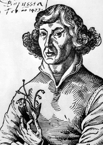 Nikolaus Kopernikus (1473-1543) polnischer Astronom (Gravur) von Unbekannter Künstler