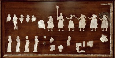 Tafel bekannt als der "Standard von Mari", Frühdynastische Periode, ca. 2500 v. Chr. von Unbekannt