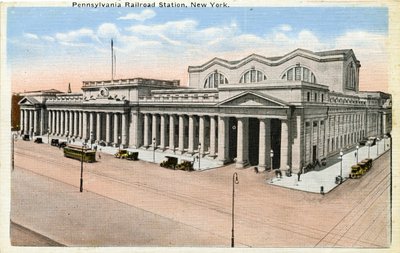 Pennsylvania Bahnhof, New York von Unbekannter Künstler