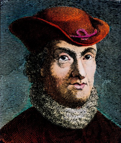 Porträt von Baruch Spinoza, niederländischer Philosoph (Gravur) von Unbekannter Künstler