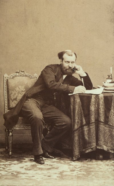 Porträt des berühmten französischen Komponisten Charles Gounod von Unbekannter Künstler