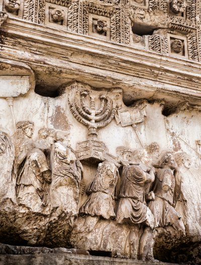Prozessionspanel am Titusbogen, Römisches Forum, Rom, Italien von Unbekannt