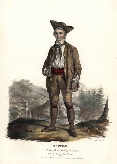 Raffile als Michau in Coelina von René Charles Guilbert de Pixérécourt, Ambigu Comique von Unbekannter Künstler