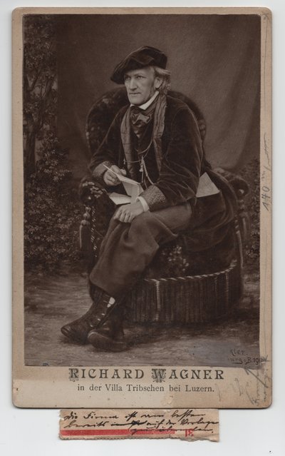 Richard Wagner (1813-1883) (1868, Fotografie) von Unbekannter Künstler