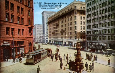 San Francisco: Market Street von Unbekannter Künstler