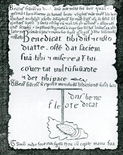 Szene aus dem Leben des heiligen Franziskus von Assisi von Unbekannter Künstler