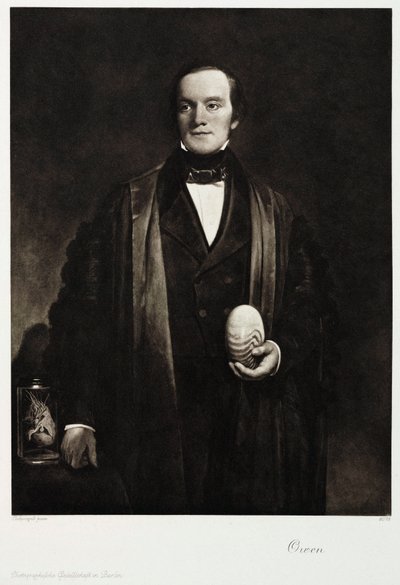 Sir Richard Owen, englischer Naturforscher und Paläontologe, ca. 1845 von Unbekannt