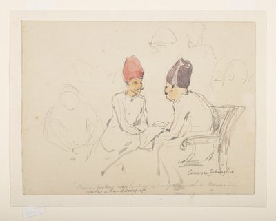 Skizze von Sir Cowasji Jehangir von Unbekannter Künstler