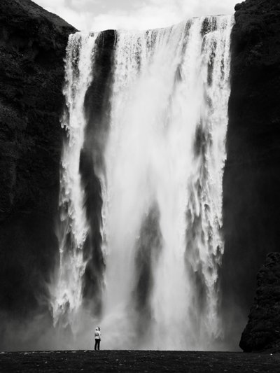 Skógafoss, Island von Leopold Blonder