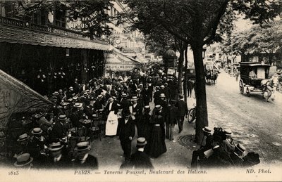 Taverne Pousset, Boulevard des Italiens, Paris von Unbekannter Künstler