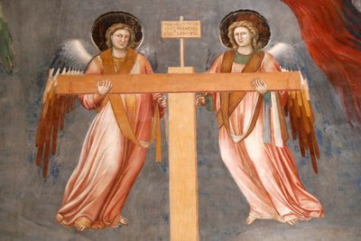 Die Scrovegni-Kapelle. Fresko von Giotto von Unbekannter Künstler