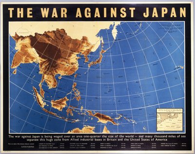 Der Krieg gegen Japan, Plakat, ca. 1944 von Unbekannt