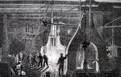 Die Fertigungshalle der Robert Stephenson and Company von Unbekannt
