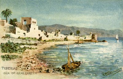 Tiberias - See Genezareth von Unbekannter Künstler