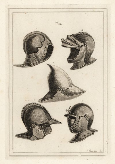 Venezianische Helme aus der Waffenkammer in Venedig von Unbekannt