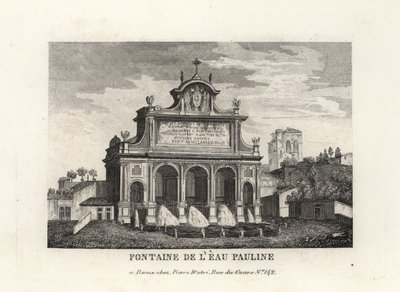 Ansicht des Fontana dell