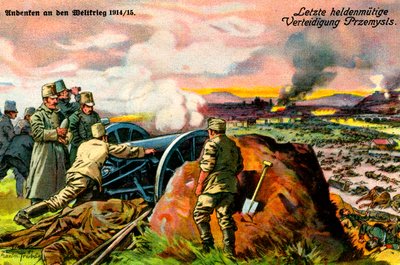 Erster Weltkrieg: Österreichisch-Ungarische Verteidigung von Przemyśl von Unbekannter Künstler