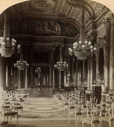 Ballsaal, Buckingham Palace, London von Underwood and Underwood