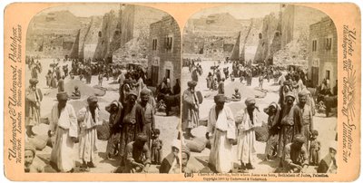 Geburtskirche, erbaut an der Stelle, wo Jesus geboren wurde, Bethlehem, Palästina, 1900 von Underwood and Underwood