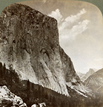 El Capitan und Half Dome, Yosemite-Tal, Kalifornien, USA, 1902 von Underwood and Underwood