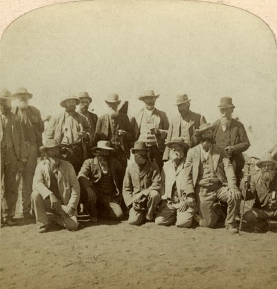 General Cronjes Hauptkommandanten nach der Kapitulation, Südafrika, Burenkrieg von Underwood and Underwood