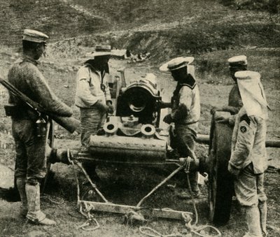 Unsere Verbündeten im Fernen Osten: Japanische Matrosen..., 1914-1918, ca. 1920 von Underwood and Underwood