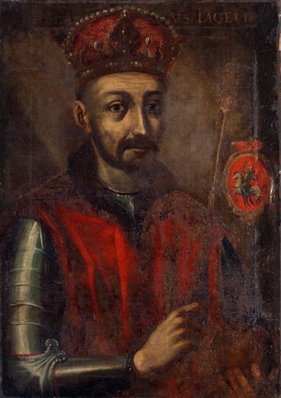 Gemälde, das den Großherzog von Litauen und König von Polen Jogaila darstellt von Unidentified painter label QS