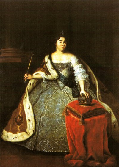 Porträt von Katharina I. von Russland von Unidentified painter label QS