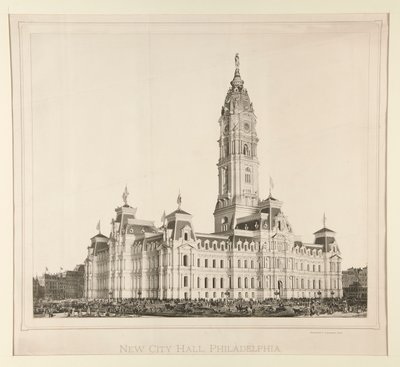 Neues Rathaus, Philadelphia von Unknown
