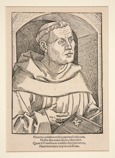 Porträt von Martin Luther von Unknown
