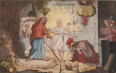 Saul und die Hexe von Endor von Unknown