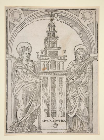Die heiligen Justa und Rufina von Unknown