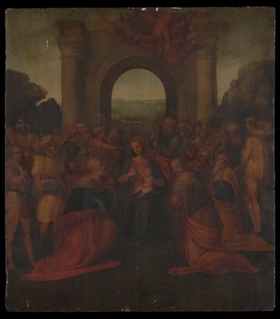Die Anbetung der Könige von Unknown