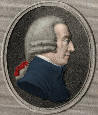 Adam Smith 1723-1790 - Stich - 19. Jahrhundert von Unknown artist
