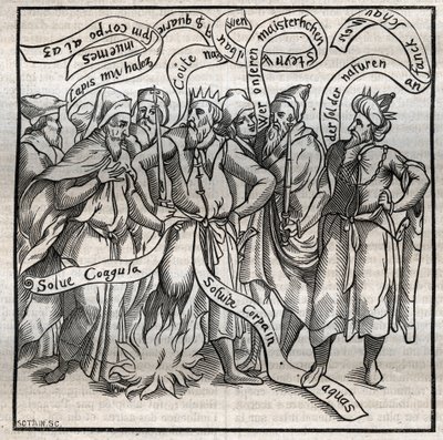 Alchemie: Der Torf der hermetischen Philosophen. 1857 von Unknown Artist