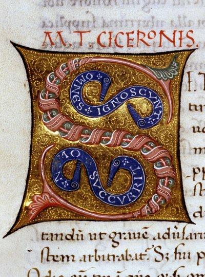 Alphabet: miniaturisierter Buchstabe S von Unknown artist