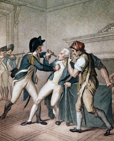 Verhaftung von Maximilien Robespierre am 27.07.1794 von Unknown artist
