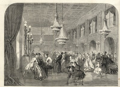 Baden-Baden, Deutschland - Im Konversationszimmer - 1867 von Unknown artist
