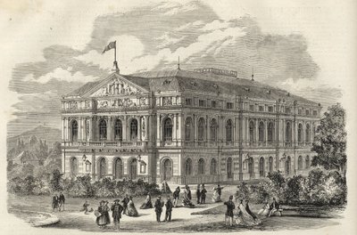 Baden-Baden, Deutschland - Das Badentheater - 1867 von Unknown artist
