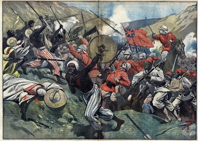 Schlacht von Atbara (Sudan) von Unknown artist