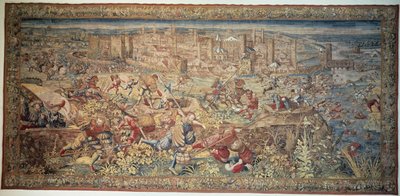Schlacht von Pavia. Wandteppich. 17. Jahrhundert. Museum von Capodimonte, Neapel von Unknown artist