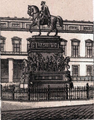 Berlin, Deutschland: Statue von Friedrich II. dem Großen von Unknown artist