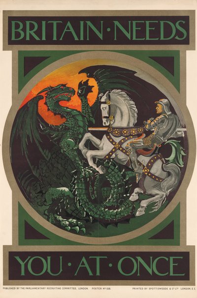 Britain Needs You At Once von Unknown Artist