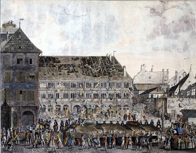 Erstürmung und Plünderung des Rathauses von Straßburg, 21. Juli 1789 von Unknown artist