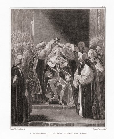 Krönung von König Georg III. von Großbritannien von Unknown artist