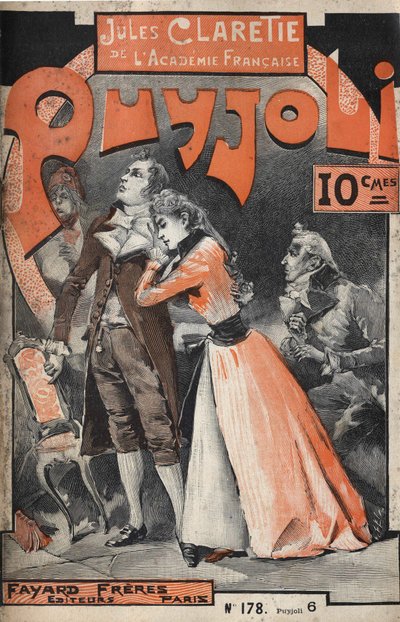 Cover des Romans „Puyjoli“ (1890) von Jules CLARETIE (1840-1913). von Unknown artist