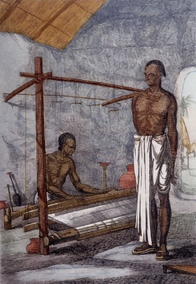Kultur, Zivilisation und indische Gesellschaft: der Weber in Indien von Unknown artist