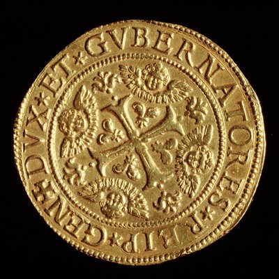 Währung: vier ECU Gold. 1652 Collezione numismatica Banca Carige von Unknown artist