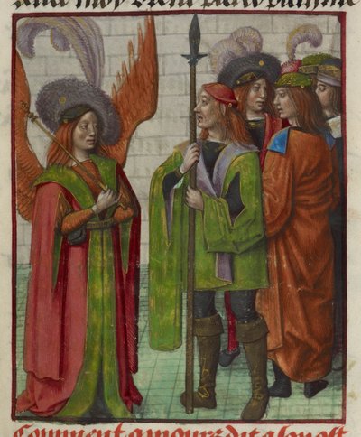 (Detail) von Amour (Liebe) und seiner Armee aus 